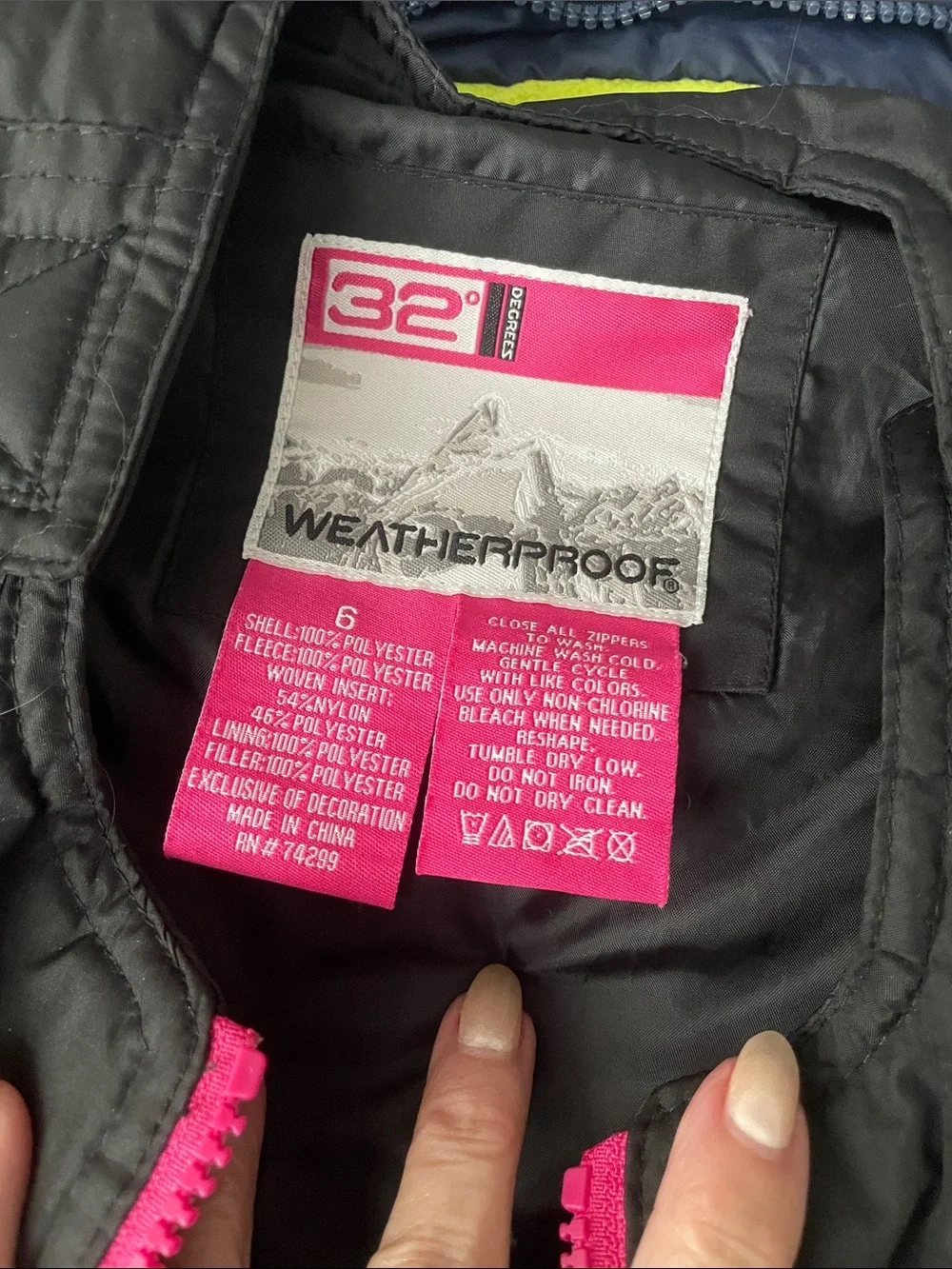 Weatherproof snowboard ski snow bibs girl 6